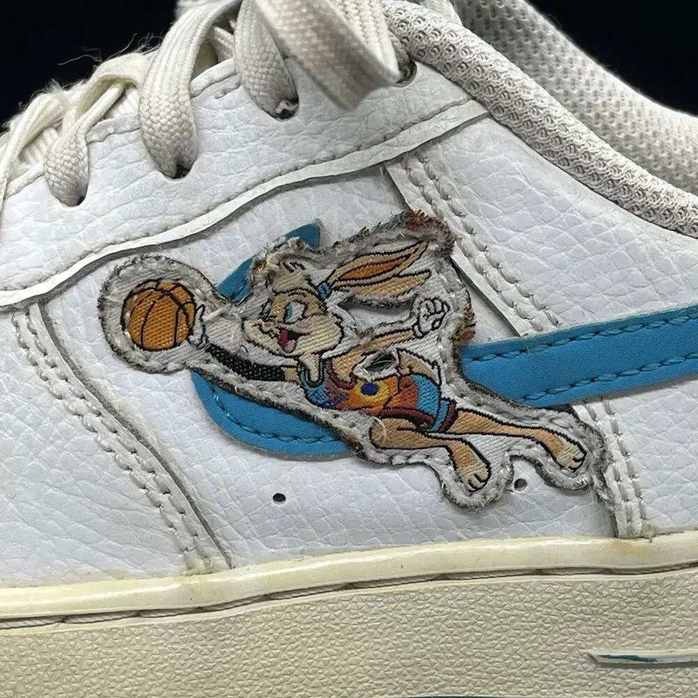 Nike Air Force 1 Space Jam Low Hare Kids Size 13.5C DM3353-100